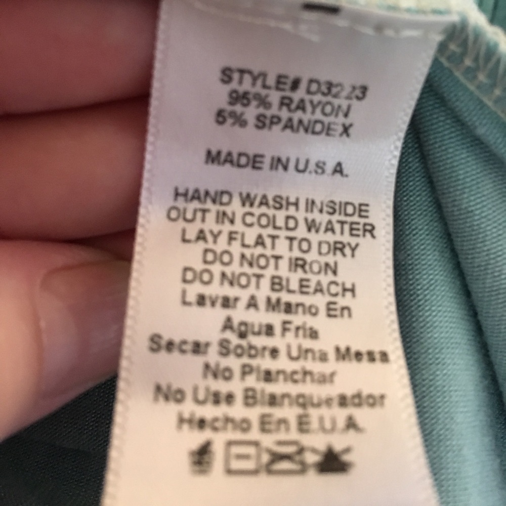 New Cloudy Blues Sleeveless A Line Dress for Boutique - Picture 7 of 7