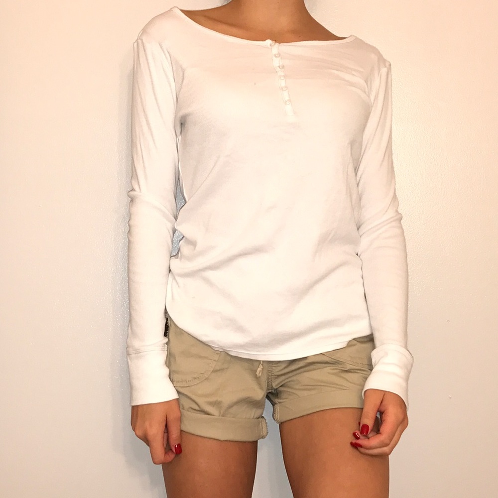 White button up long sleeve