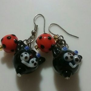 Kitty earrings