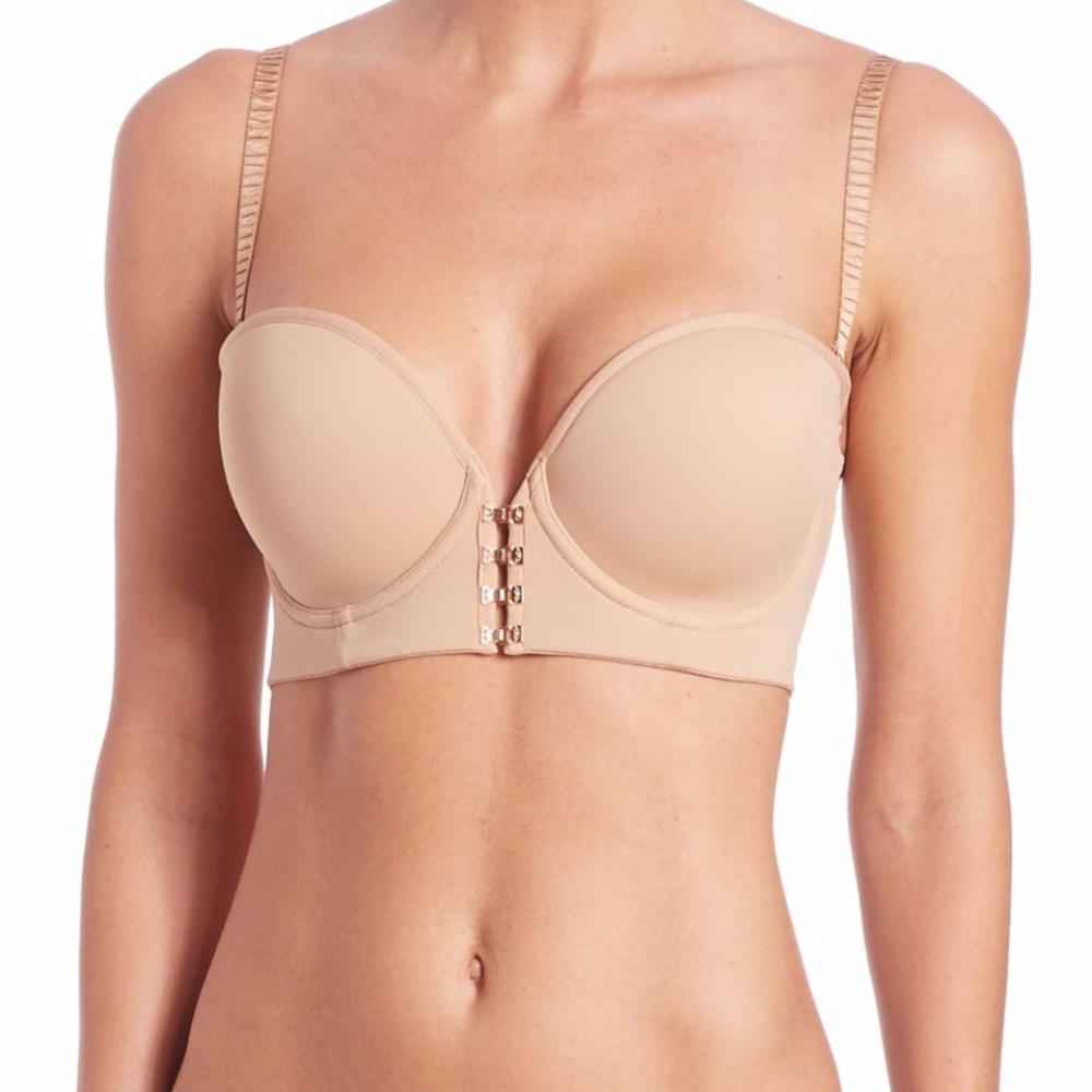NWT Le Mystere Ultimate Plunge Convertible Bra Nde