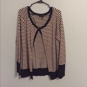 Pink and black cardigan