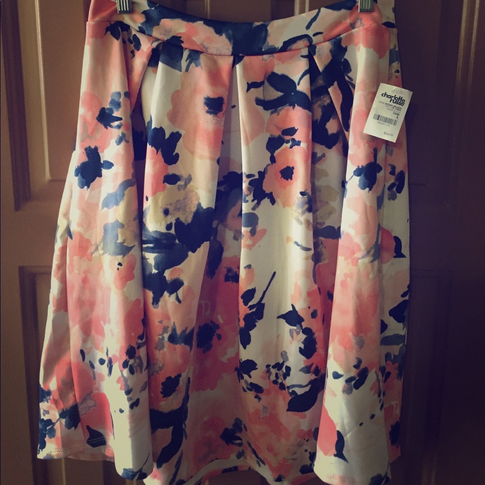 NWT Charlotte Russe Midi Skirt