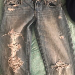 Abercrombie & Fitch Distressed Jeans