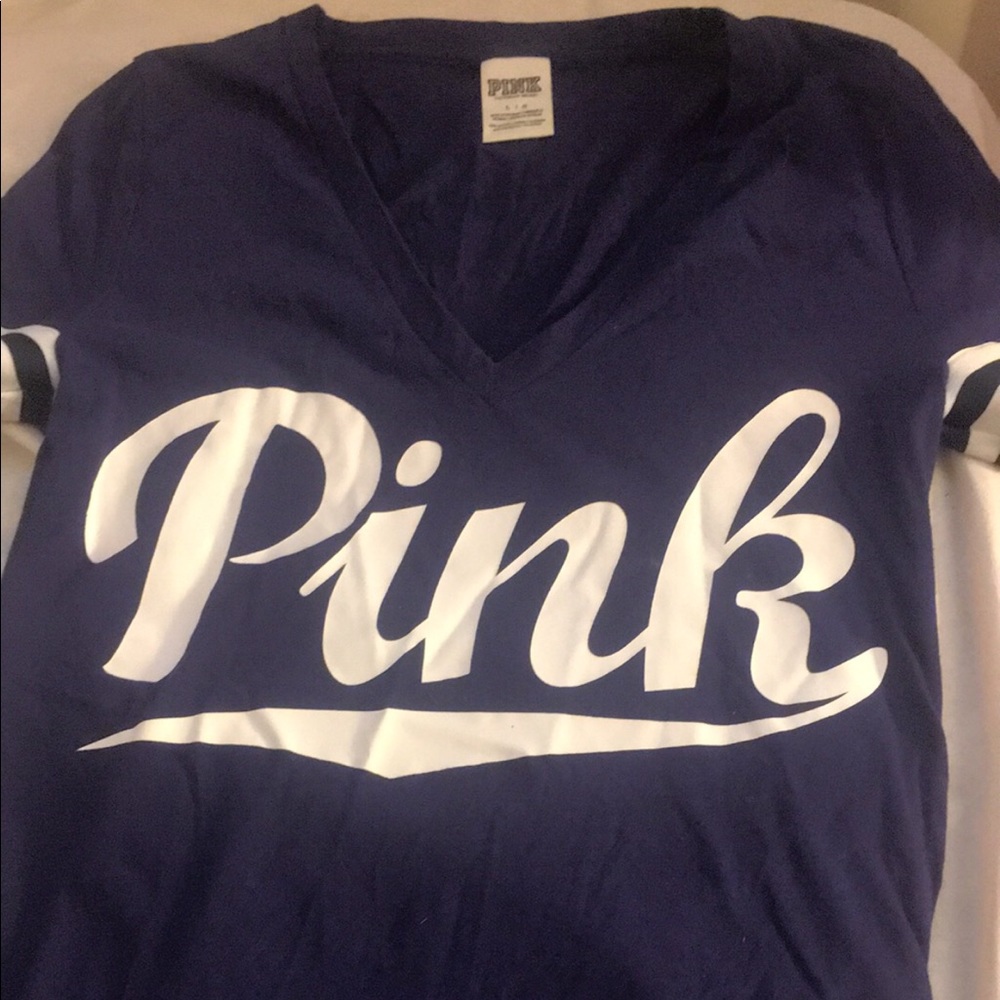PINK purple short sleeve
