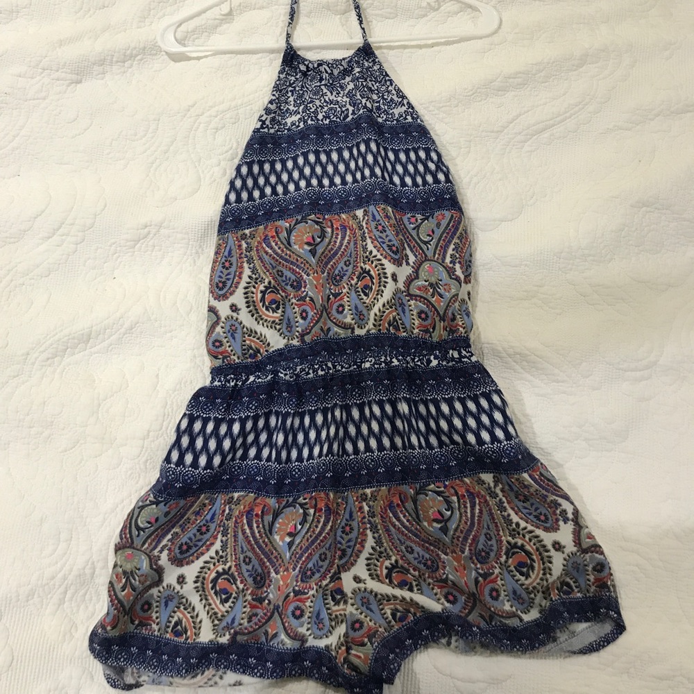 Wet seal halter romper