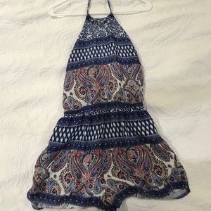 Wet seal halter romper