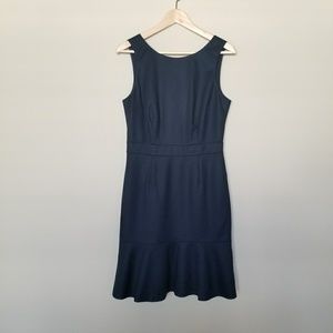 Banana Republic Navy Fitted Office Dress 6