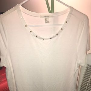 Oversized Studded Collar Tee!