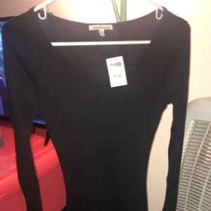 Long Sleeve Black Body Con Dress!!