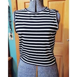 Stripped Crop Top