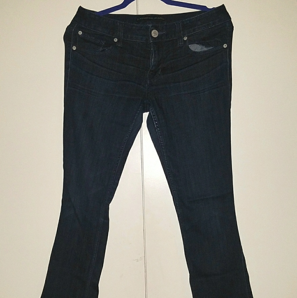 Express Boot Cut Split Hem Jeans - image 2