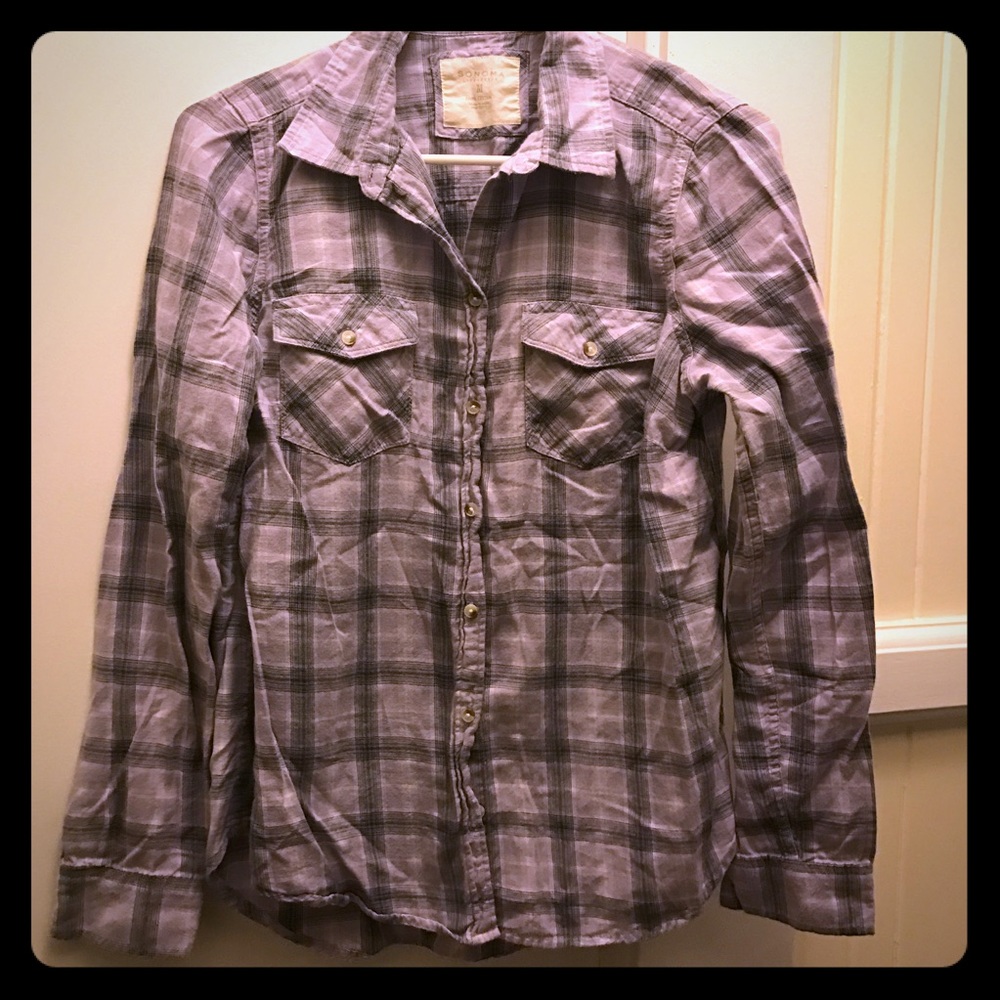 🦄Sonoma Medium Plaid Button Down