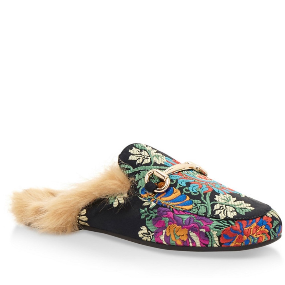 FAUX FUR AUTUMN FLATS🔥⚡️👠