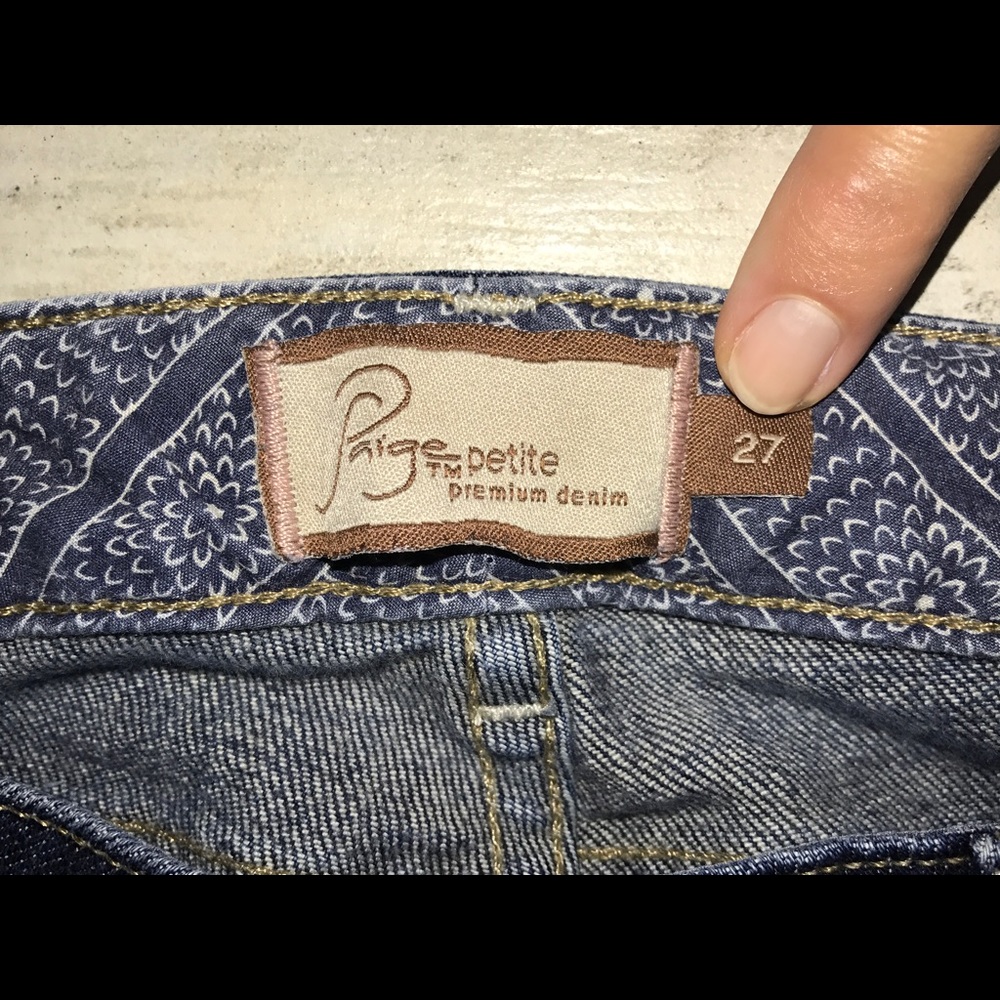 Paige Premium Denim Jeans Sz 27 - Picture 4 of 8