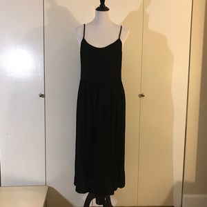 Zara Black Midi Tank Dress