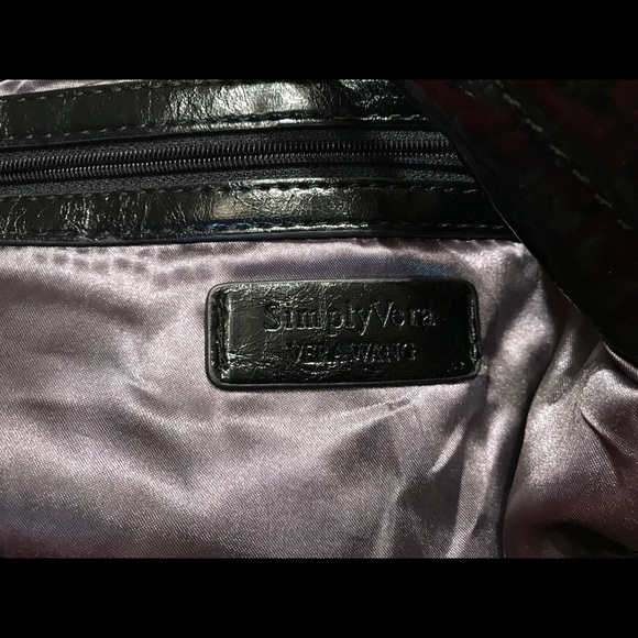 Simply vera black hand bag - Picture 2 of 2