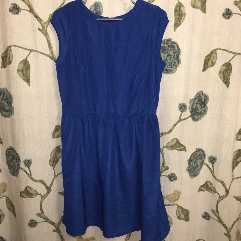 Knee Length Blue Dress