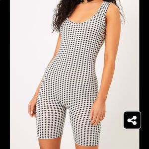 Black and white unitard! Spandex, never worn!