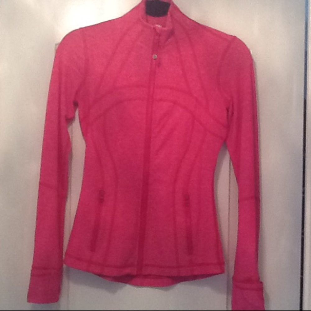 Lululemon define jacket heathered pink size 2