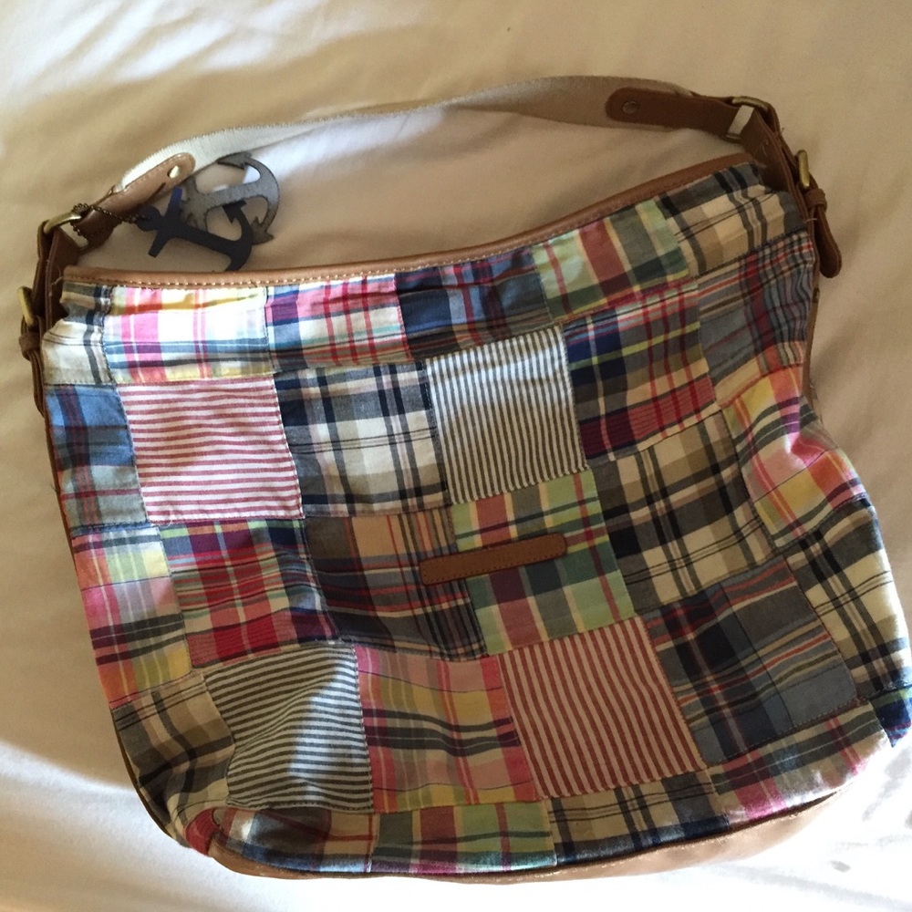 Tommy Hilfger plaid shoulder bag, great condition