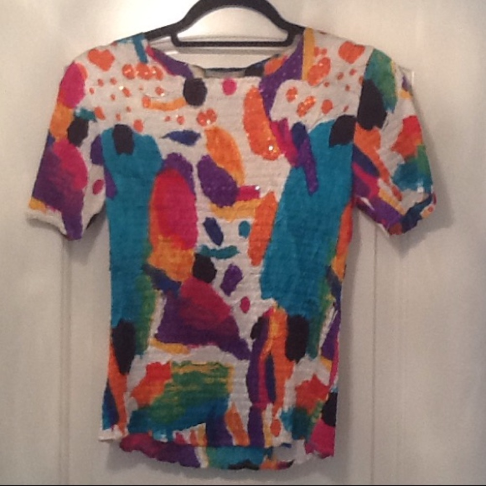 Alberto Makali multicolor top size s