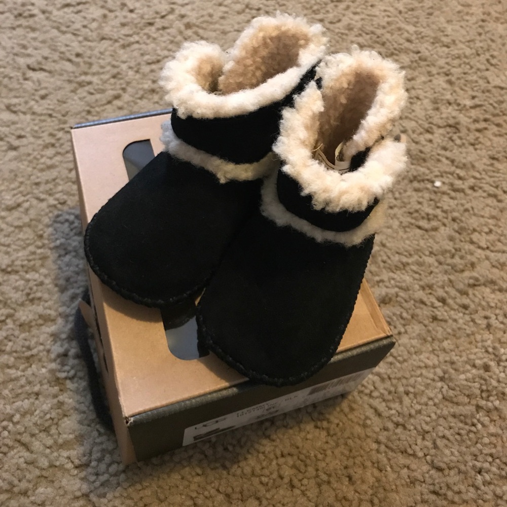 Infant black uggs