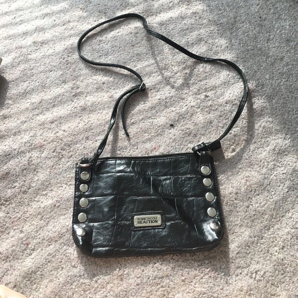 Black Kenneth Cole crossbody bag.