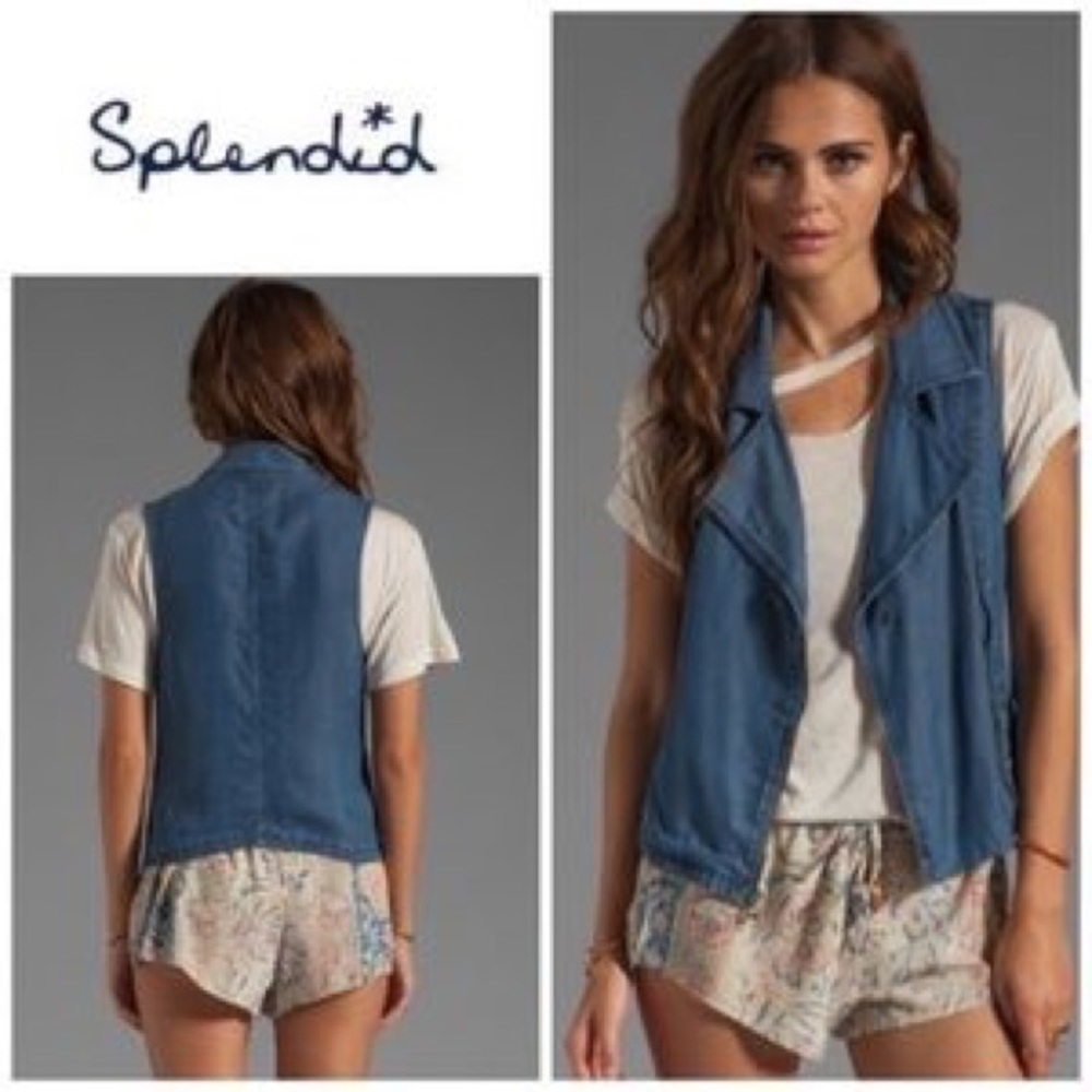 Splendid Navy Vest
