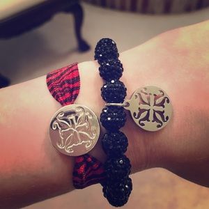 Two rustic cuff bracelets