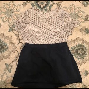 Navy Gap Skirt, XL