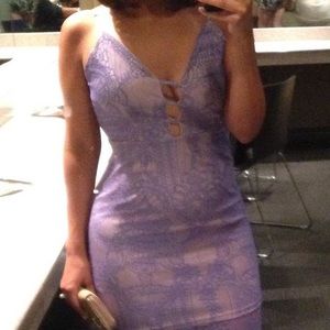 Lacey bodycon midi dress