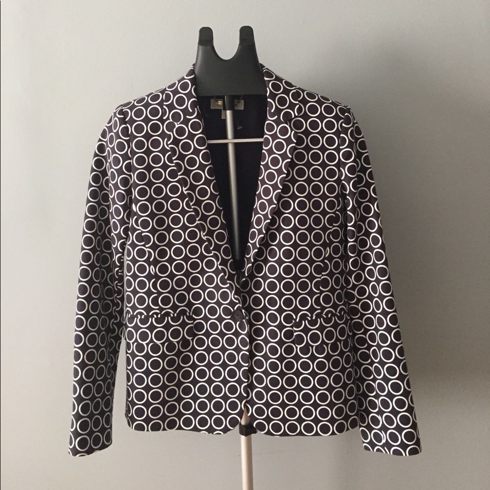 Michael Kors Sz 10 cotton tailored blazer. New n/t