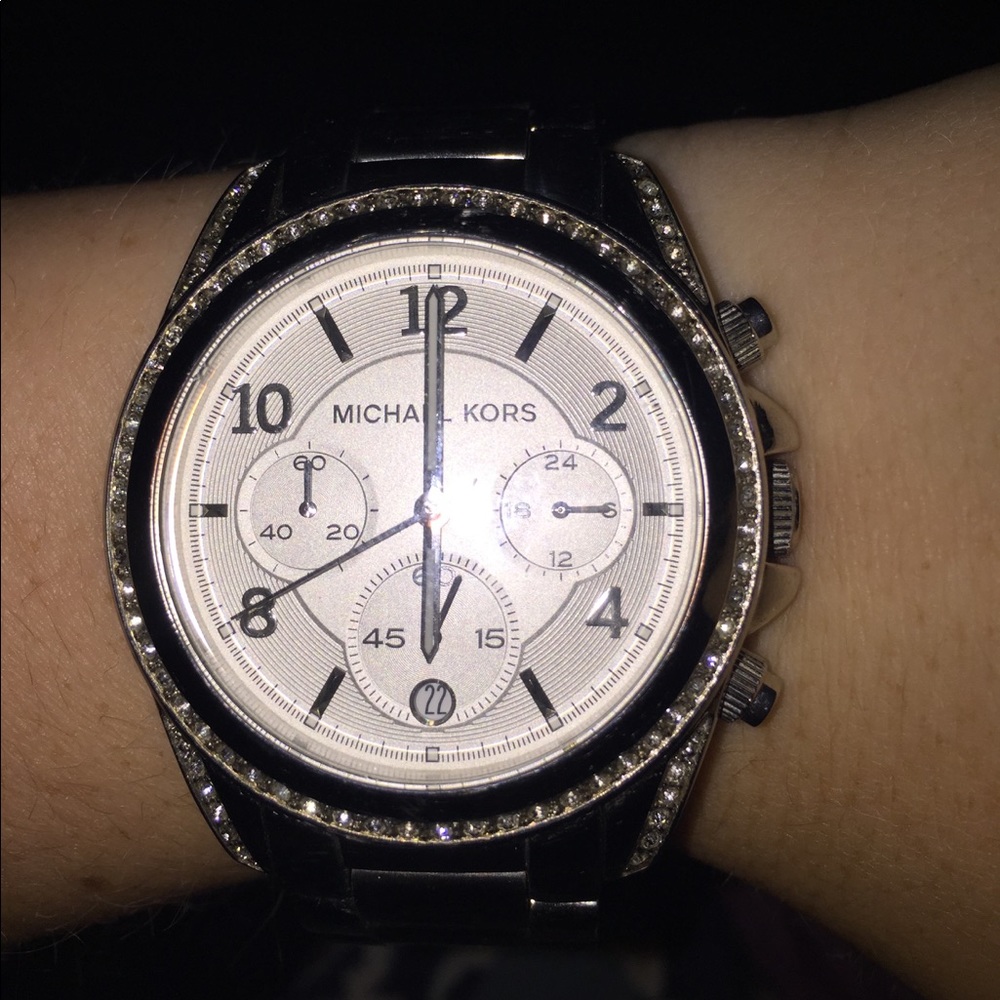 Michael Kors Silver Stainless Steel Watch