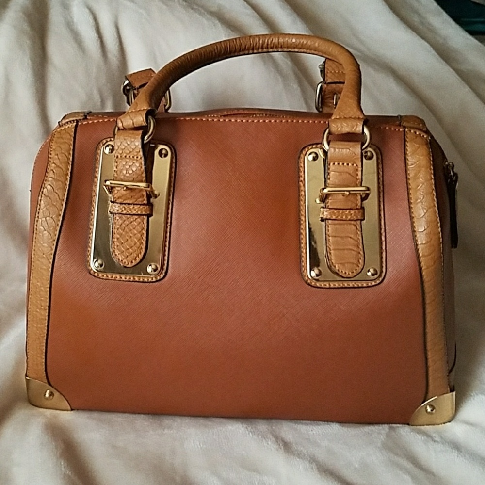 Brown satchel Aldo bag
