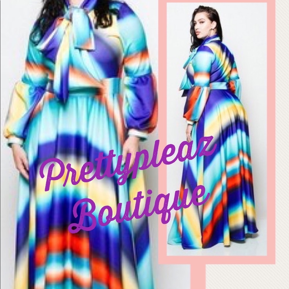 Rainbow Color Maxi
