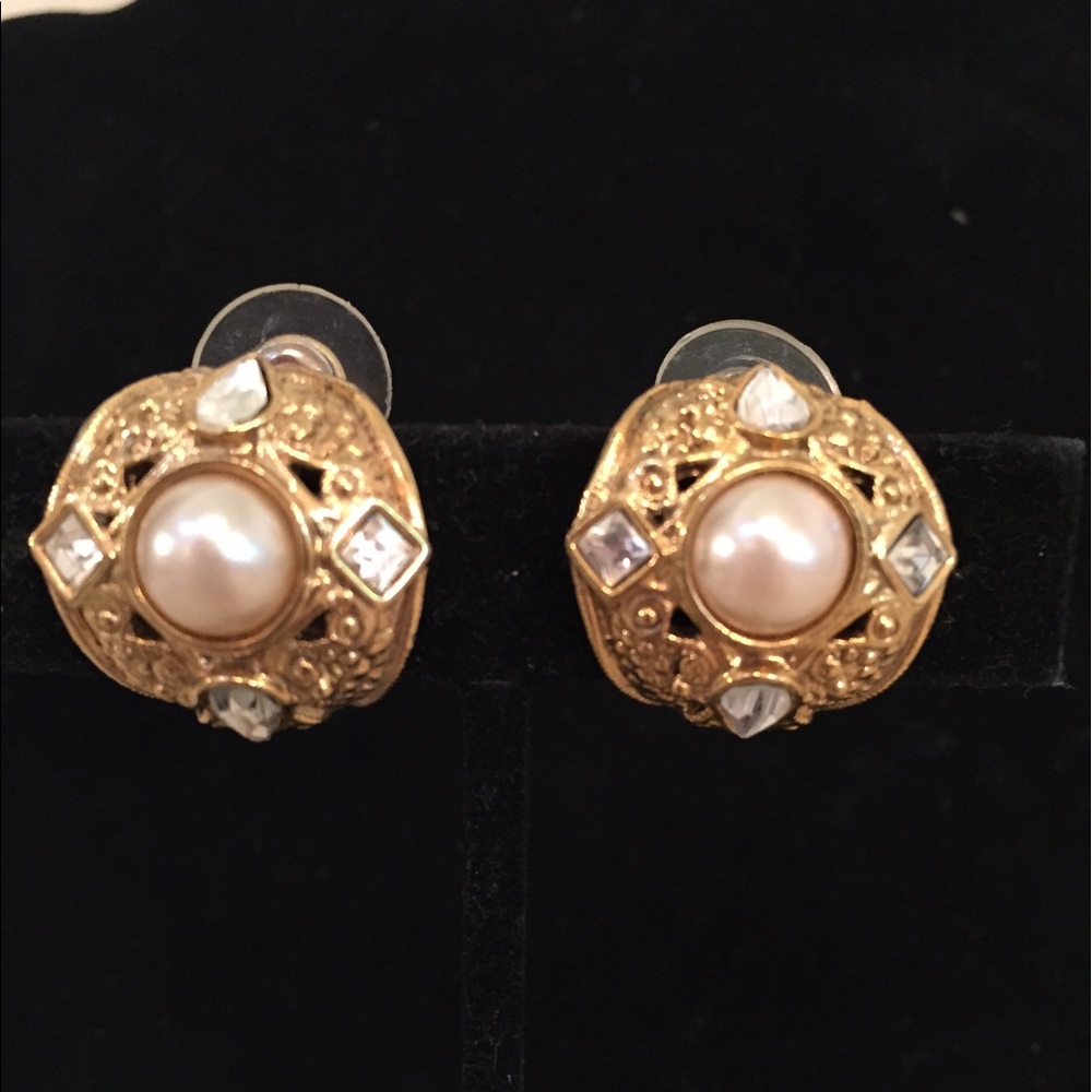 Vintage Dome Earrings