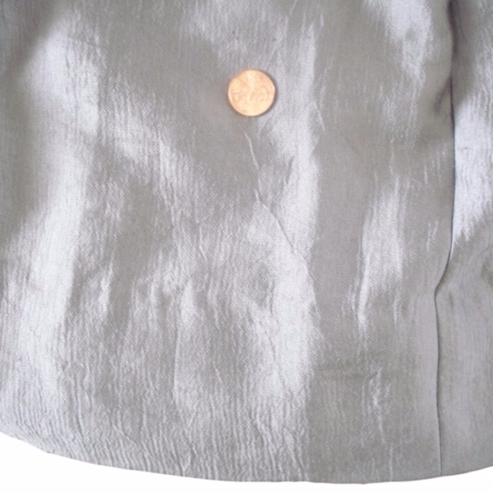 Sold**** 3.1 Phillip Lim Silk Pewter Dress - Picture 5 of 6
