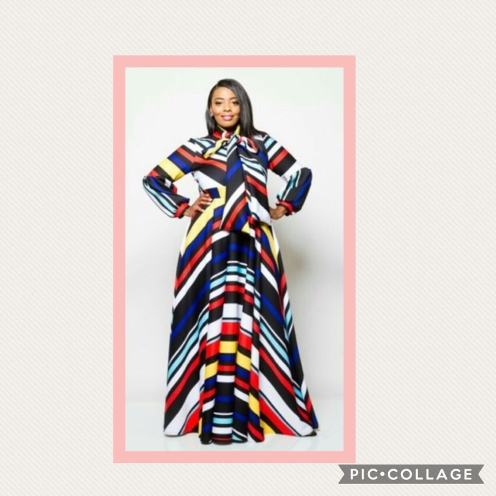 Multi colored Maxi