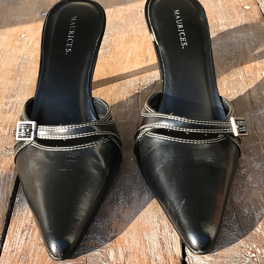Black slip ons