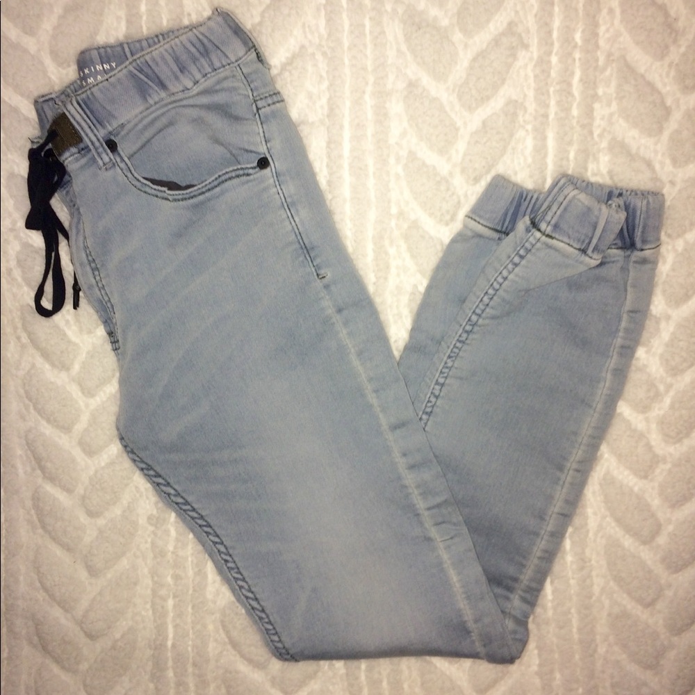 Bullhead skinny denim joggers