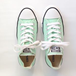 Friday Sale 🎈Converse Mint Green EUC Women's 7