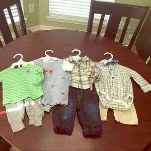 Baby boy 3 month coordinating sets
