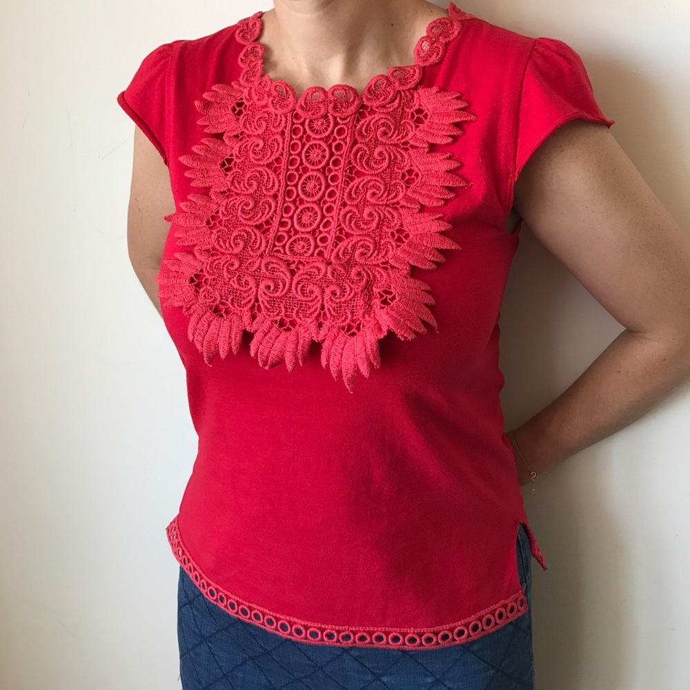 Anna Sui embroidered shirt