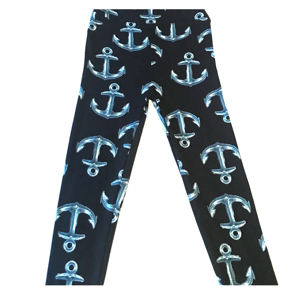 Lularoe kids L/XL Anchor leggings