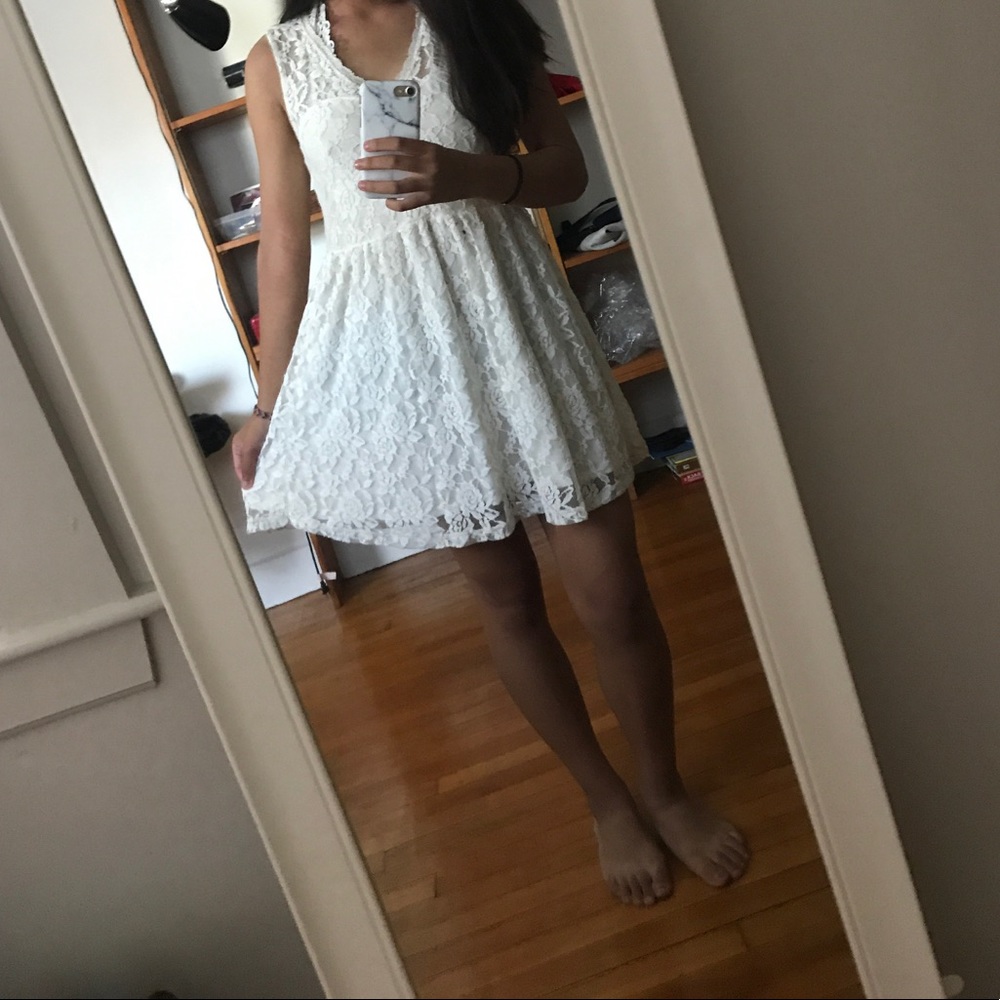 White Lace Dress