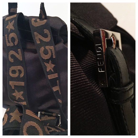 ♦️SOLD♦️Fendi nylon and leather logo mini 🎒 - Picture 5 of 7