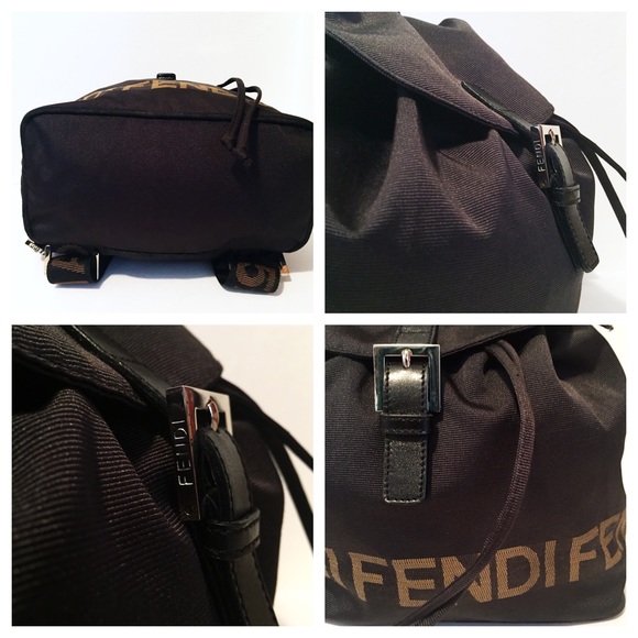 ♦️SOLD♦️Fendi nylon and leather logo mini 🎒 - Picture 6 of 7