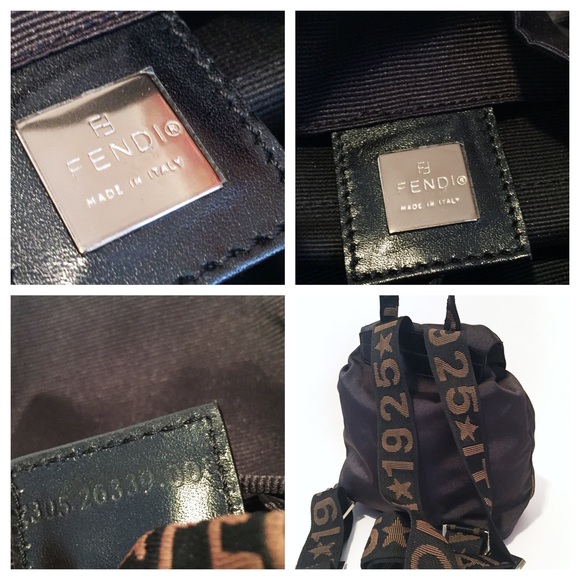 ♦️SOLD♦️Fendi nylon and leather logo mini 🎒 - Picture 7 of 7