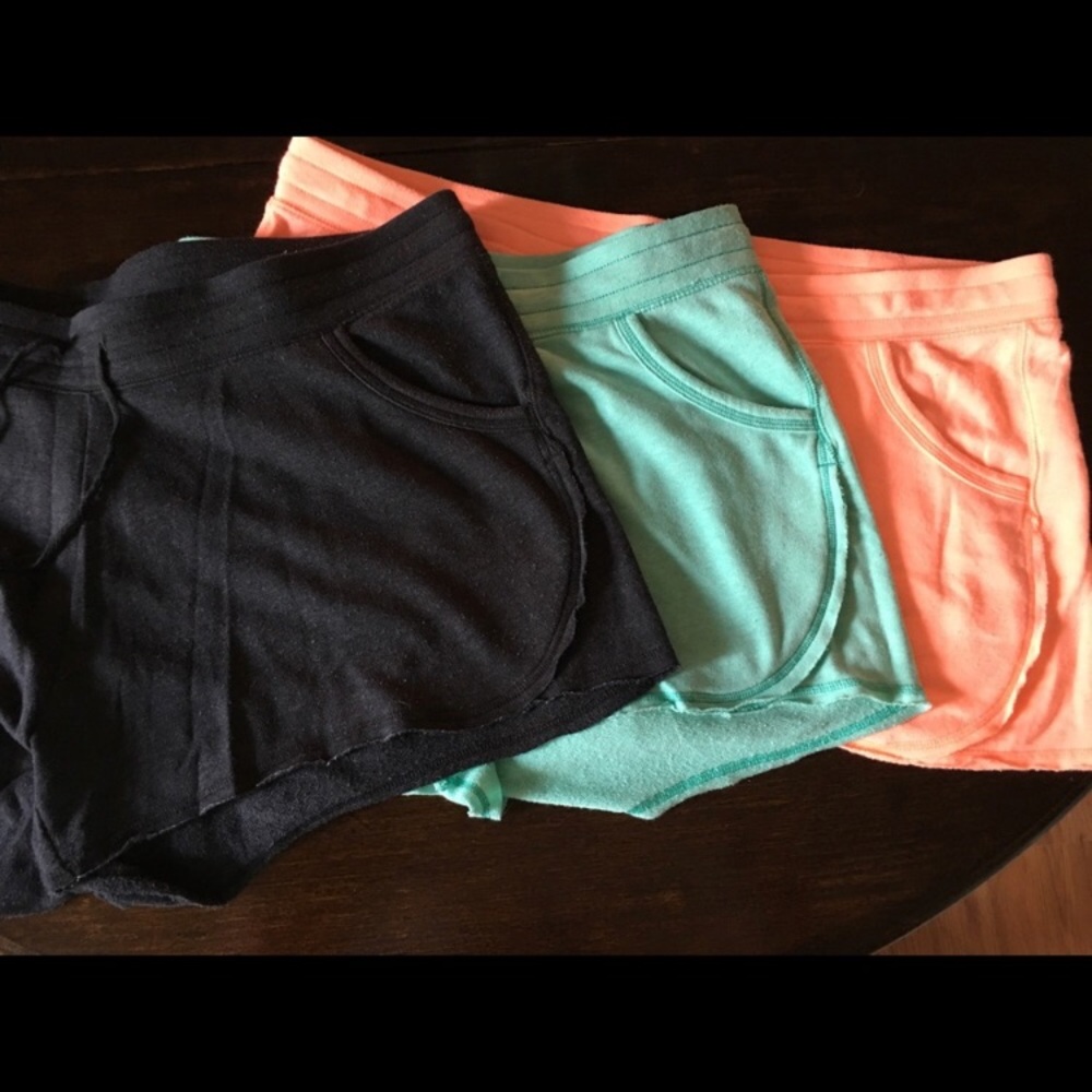 3 pair Old Navy fleece shorts