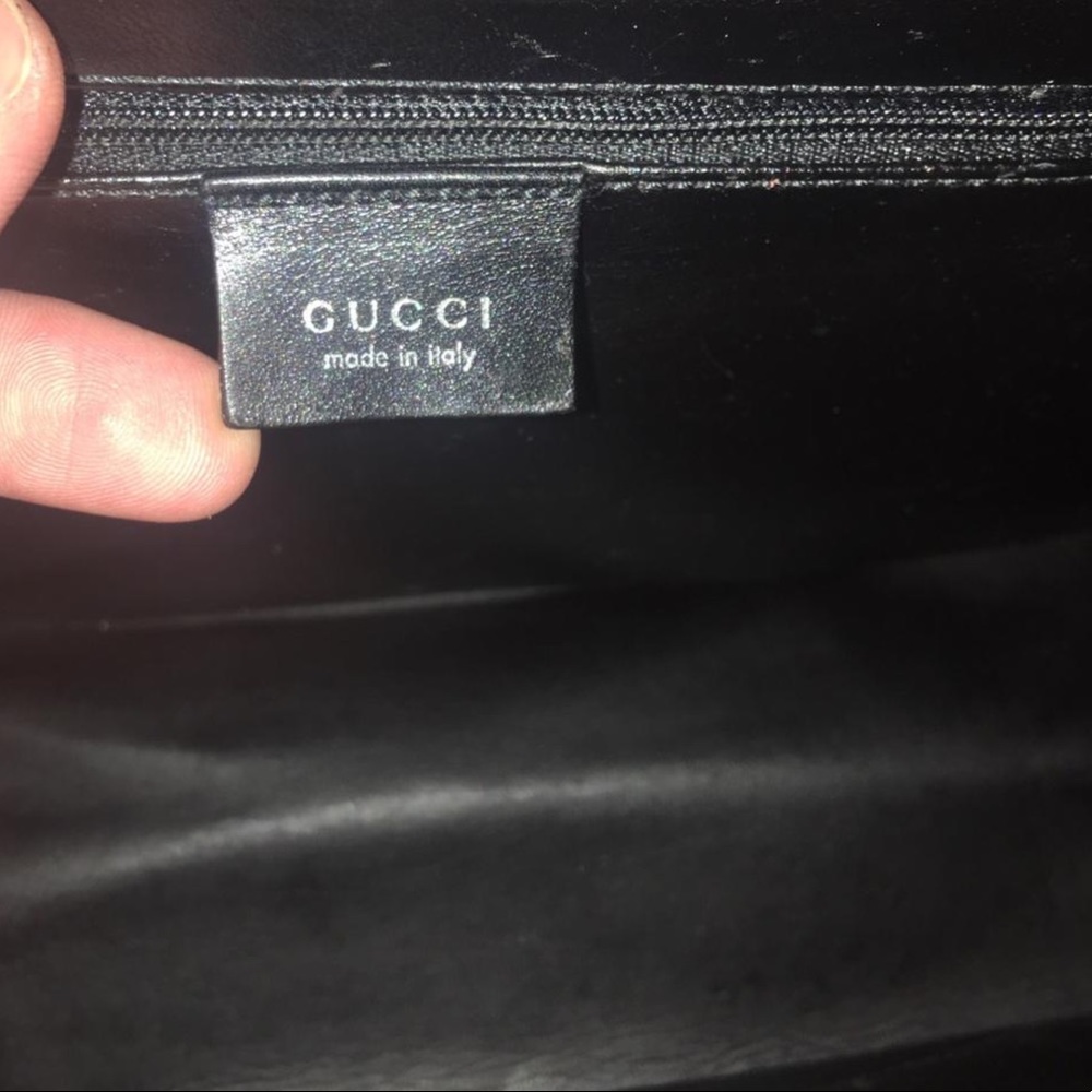 ♦️SOLD♦️Gucci enameled leather firmed shoulder bag - Picture 5 of 8